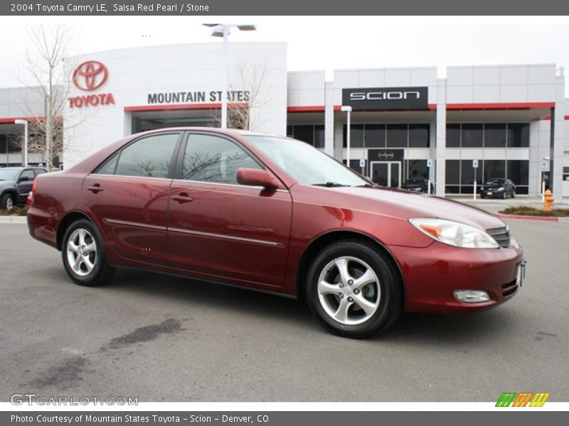 Salsa Red Pearl / Stone 2004 Toyota Camry LE