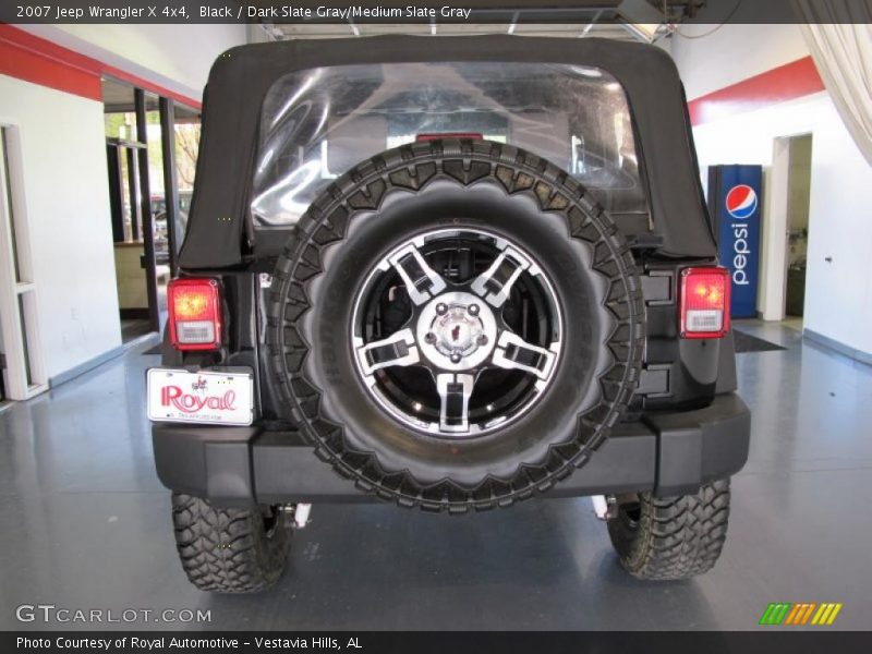 Black / Dark Slate Gray/Medium Slate Gray 2007 Jeep Wrangler X 4x4