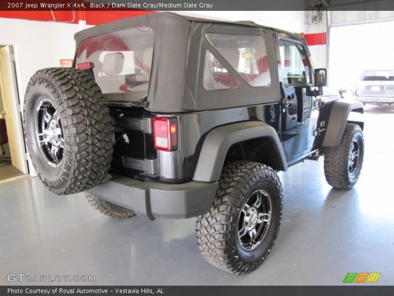 Black / Dark Slate Gray/Medium Slate Gray 2007 Jeep Wrangler X 4x4