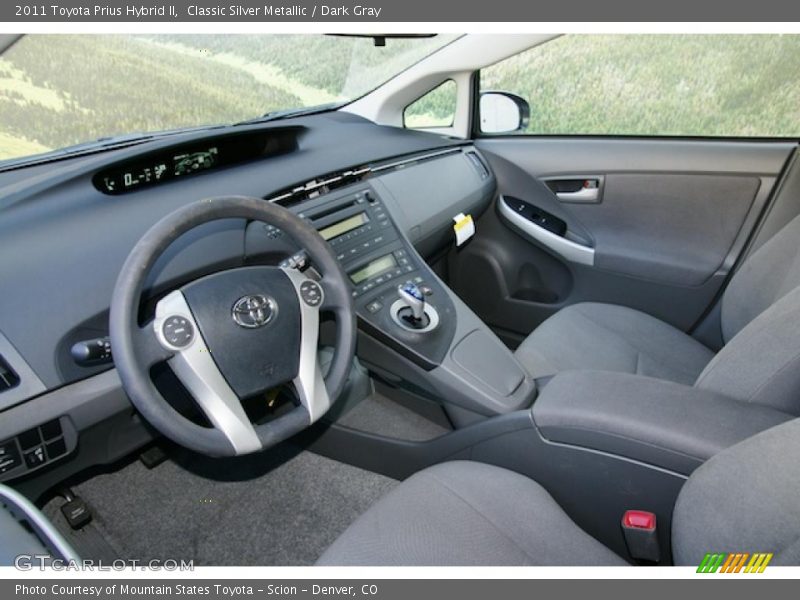 Classic Silver Metallic / Dark Gray 2011 Toyota Prius Hybrid II