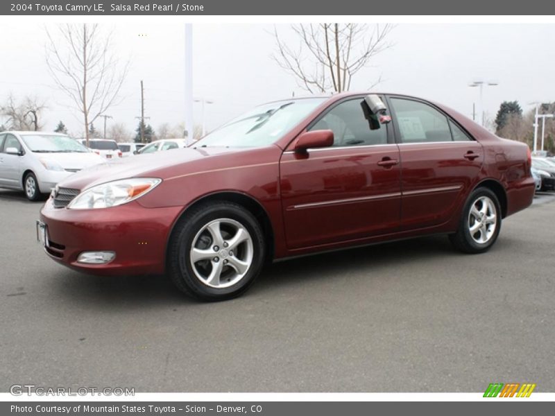 Salsa Red Pearl / Stone 2004 Toyota Camry LE