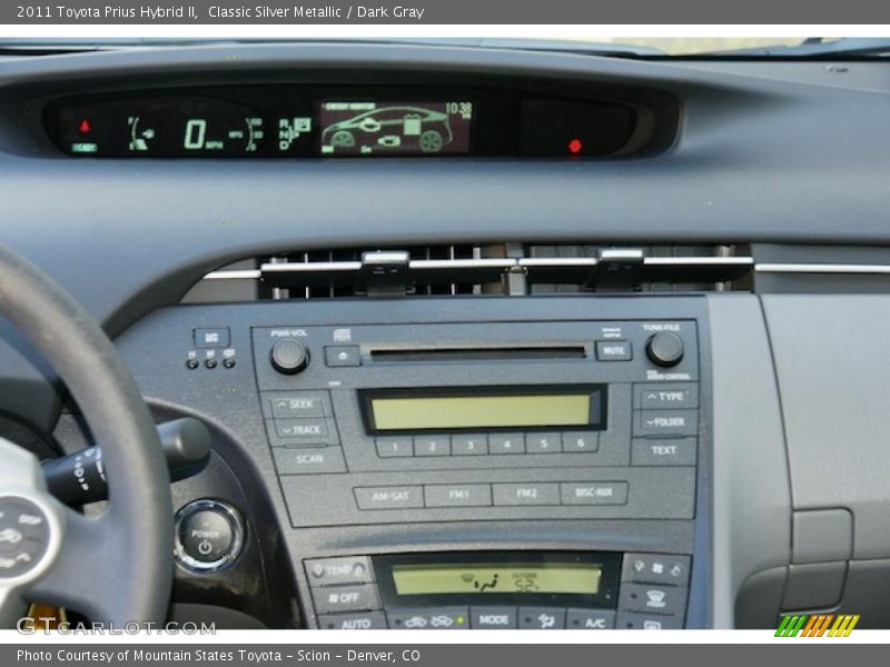 Classic Silver Metallic / Dark Gray 2011 Toyota Prius Hybrid II
