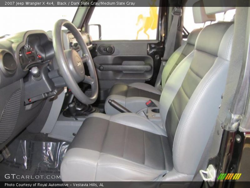 Black / Dark Slate Gray/Medium Slate Gray 2007 Jeep Wrangler X 4x4