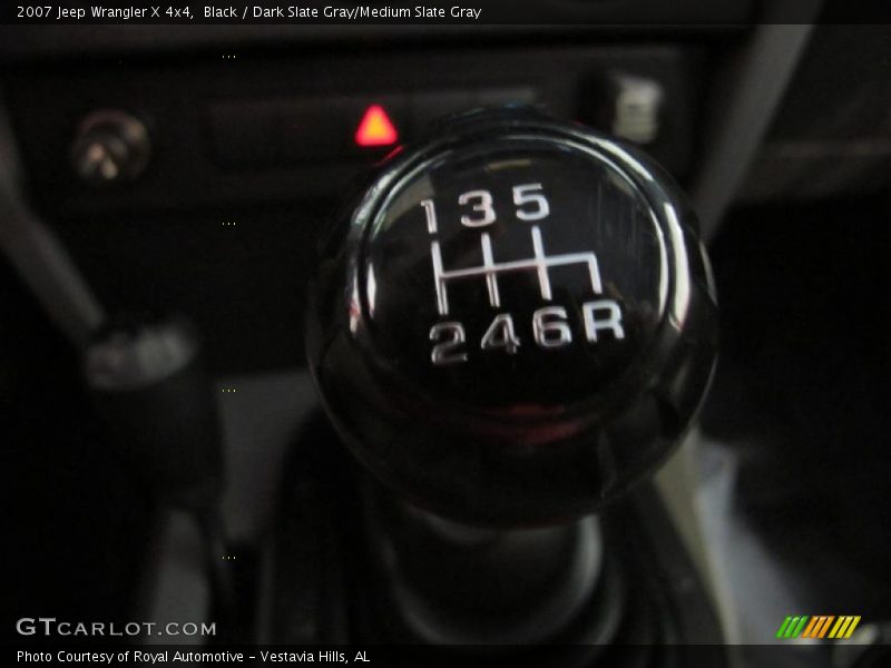 Black / Dark Slate Gray/Medium Slate Gray 2007 Jeep Wrangler X 4x4