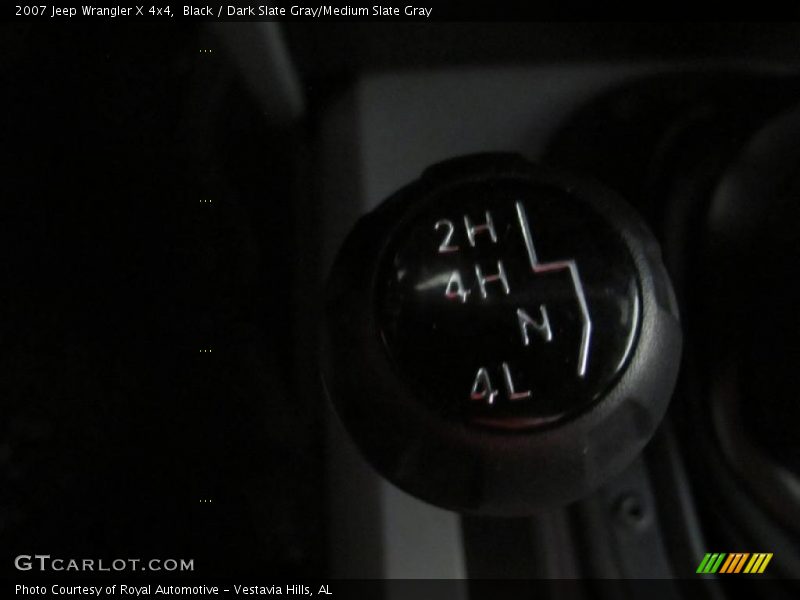 Black / Dark Slate Gray/Medium Slate Gray 2007 Jeep Wrangler X 4x4