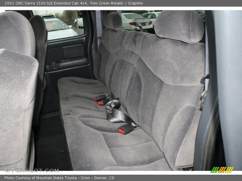  2001 Sierra 1500 SLE Extended Cab 4x4 Graphite Interior