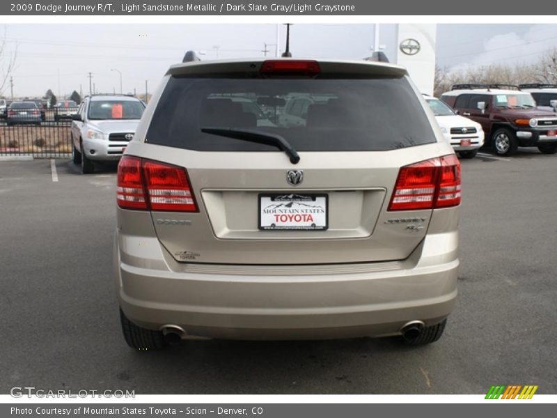 Light Sandstone Metallic / Dark Slate Gray/Light Graystone 2009 Dodge Journey R/T