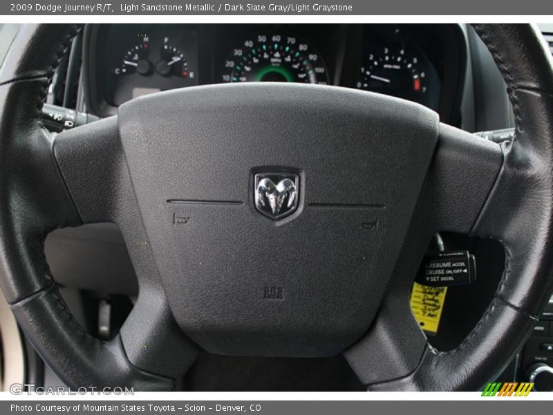 Light Sandstone Metallic / Dark Slate Gray/Light Graystone 2009 Dodge Journey R/T