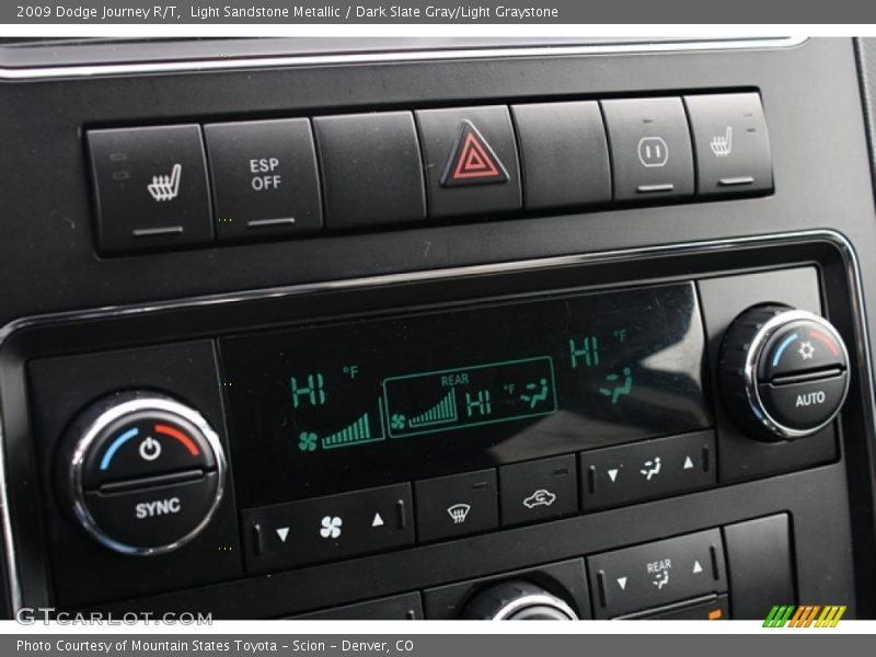 Light Sandstone Metallic / Dark Slate Gray/Light Graystone 2009 Dodge Journey R/T