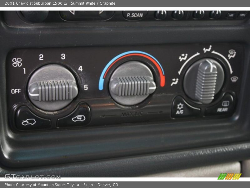 Summit White / Graphite 2001 Chevrolet Suburban 1500 LS