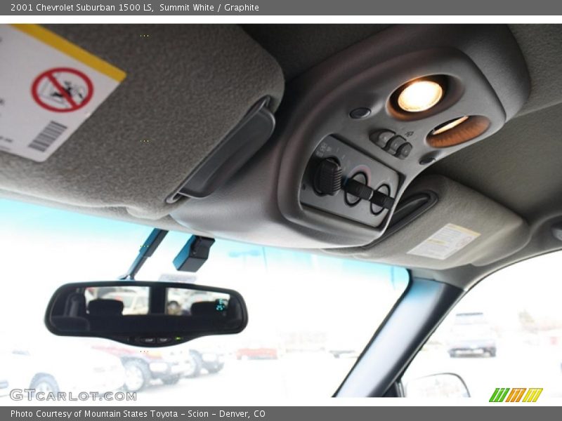 Summit White / Graphite 2001 Chevrolet Suburban 1500 LS