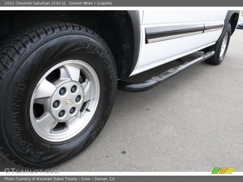 Summit White / Graphite 2001 Chevrolet Suburban 1500 LS