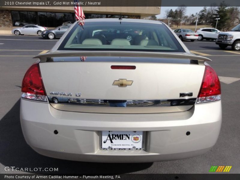 Gold Mist Metallic / Neutral 2010 Chevrolet Impala LT