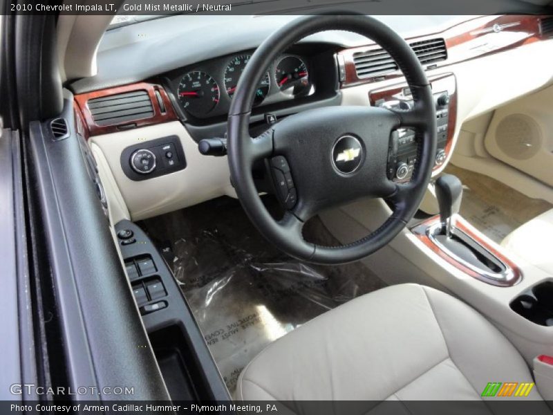 Gold Mist Metallic / Neutral 2010 Chevrolet Impala LT