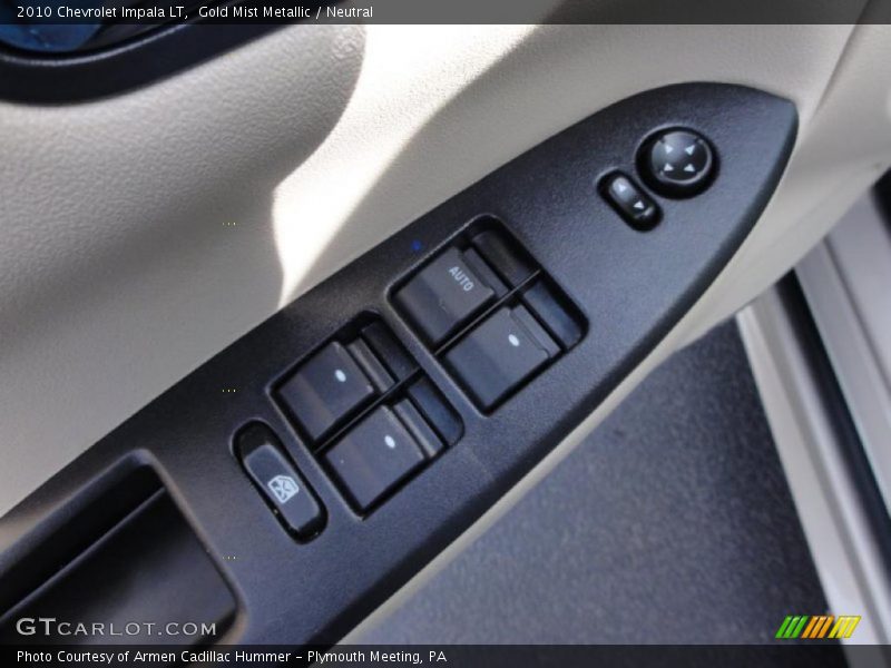 Gold Mist Metallic / Neutral 2010 Chevrolet Impala LT