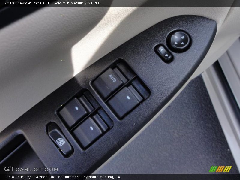 Gold Mist Metallic / Neutral 2010 Chevrolet Impala LT