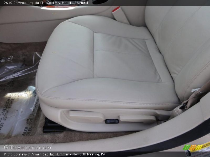 Gold Mist Metallic / Neutral 2010 Chevrolet Impala LT