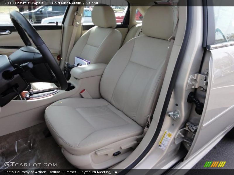 Gold Mist Metallic / Neutral 2010 Chevrolet Impala LT
