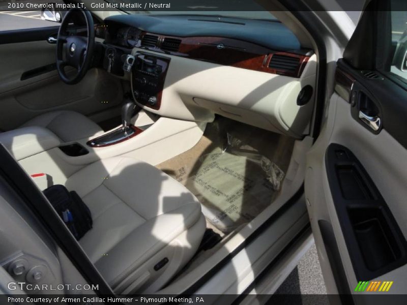 Gold Mist Metallic / Neutral 2010 Chevrolet Impala LT