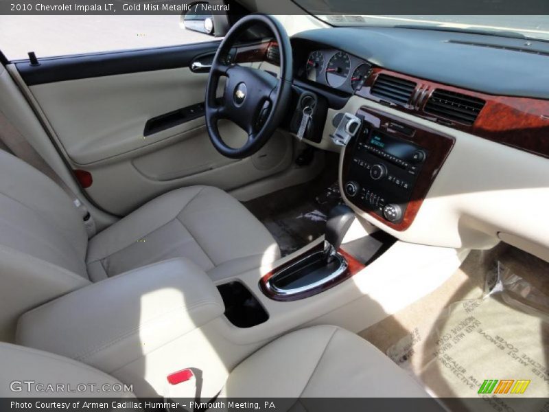 Gold Mist Metallic / Neutral 2010 Chevrolet Impala LT
