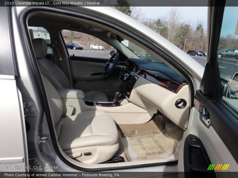 Gold Mist Metallic / Neutral 2010 Chevrolet Impala LT