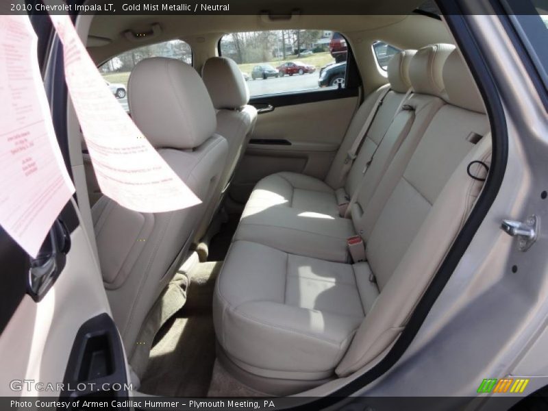 Gold Mist Metallic / Neutral 2010 Chevrolet Impala LT