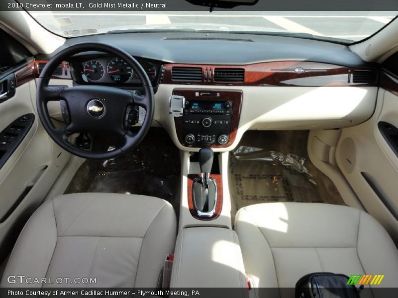 Gold Mist Metallic / Neutral 2010 Chevrolet Impala LT