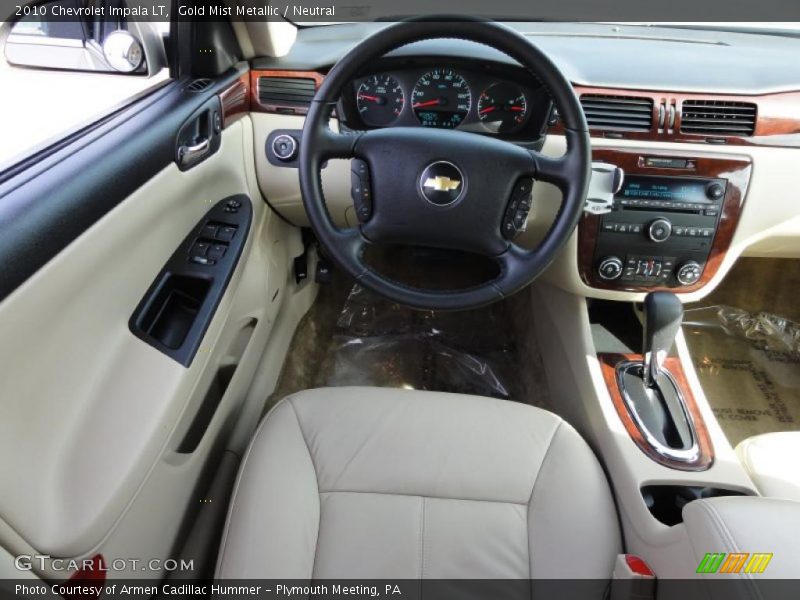 Gold Mist Metallic / Neutral 2010 Chevrolet Impala LT