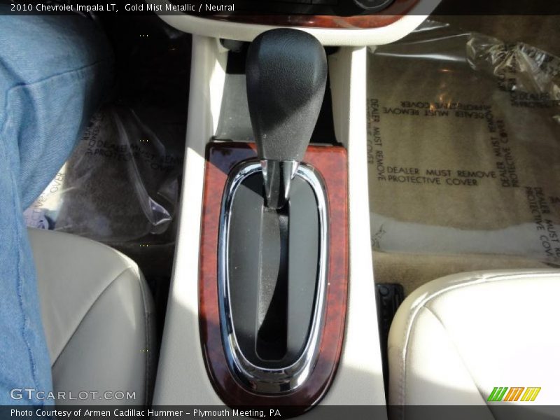 Gold Mist Metallic / Neutral 2010 Chevrolet Impala LT
