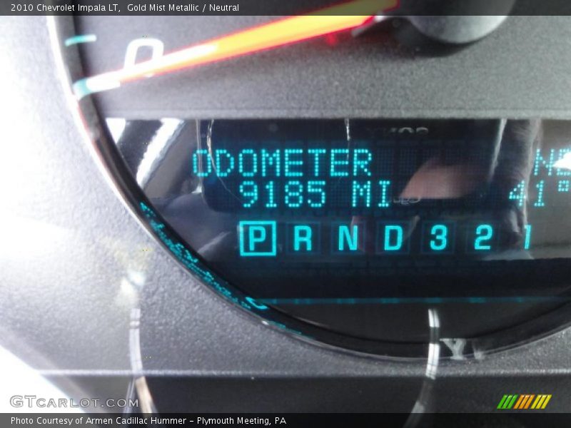 Gold Mist Metallic / Neutral 2010 Chevrolet Impala LT