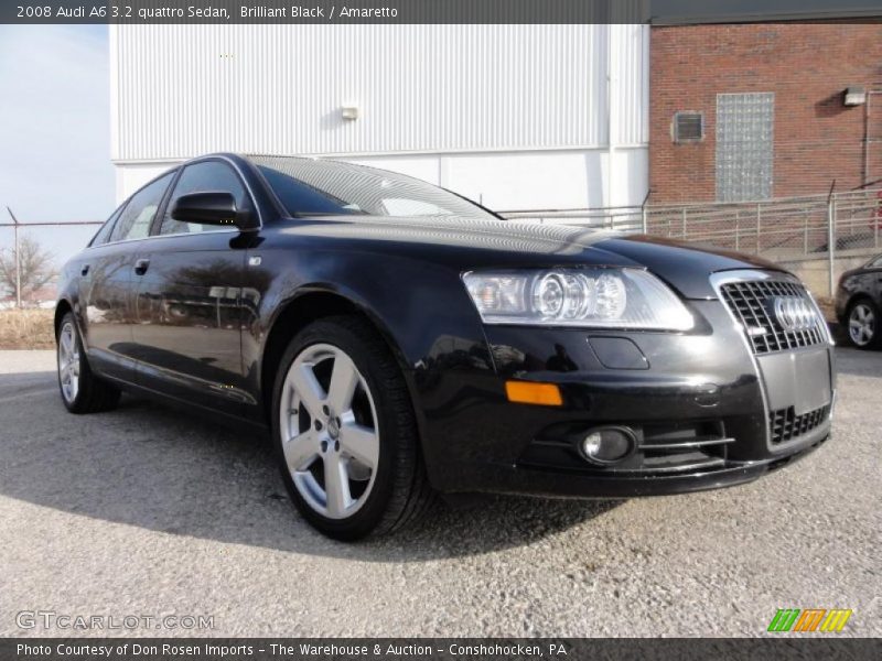 Brilliant Black / Amaretto 2008 Audi A6 3.2 quattro Sedan