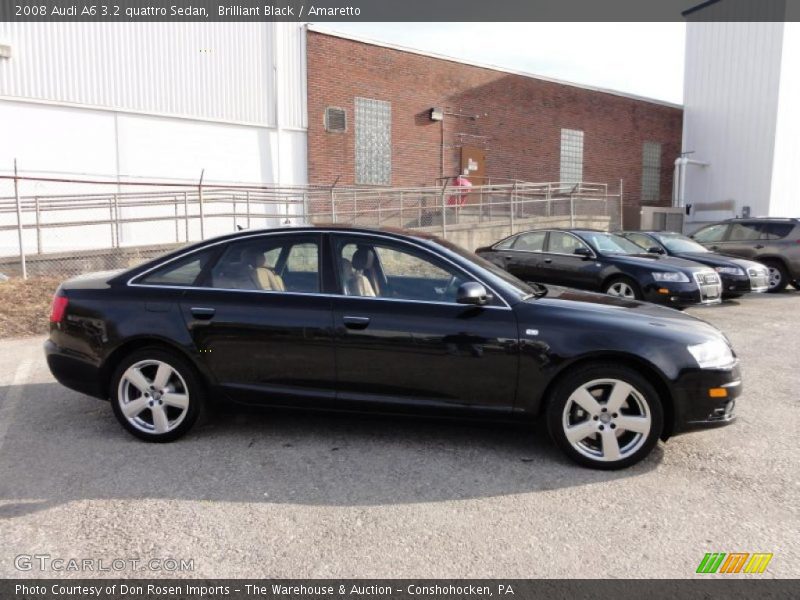Brilliant Black / Amaretto 2008 Audi A6 3.2 quattro Sedan