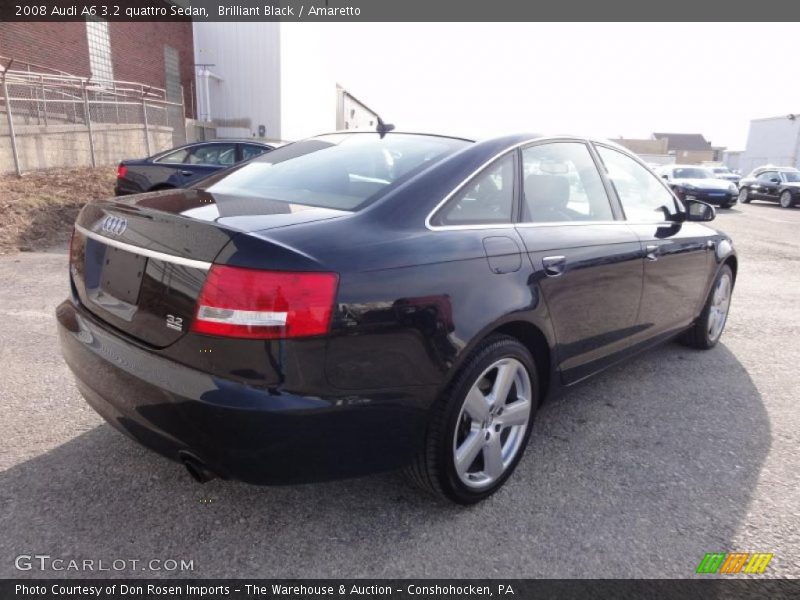 Brilliant Black / Amaretto 2008 Audi A6 3.2 quattro Sedan