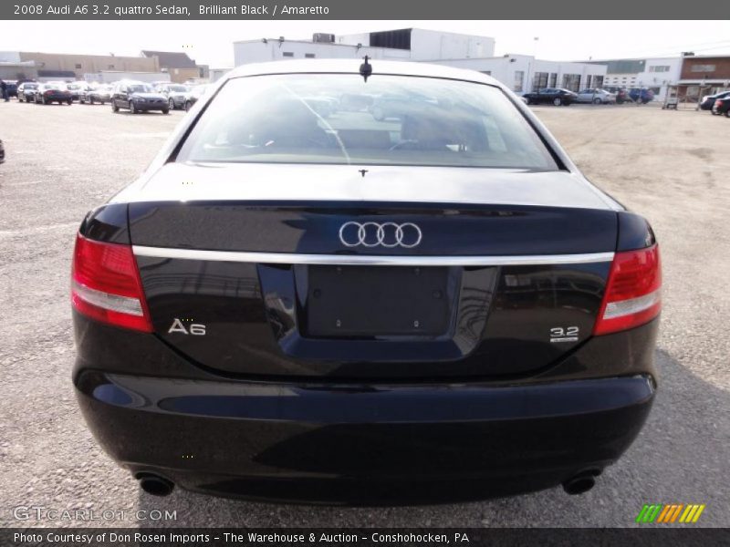 Brilliant Black / Amaretto 2008 Audi A6 3.2 quattro Sedan