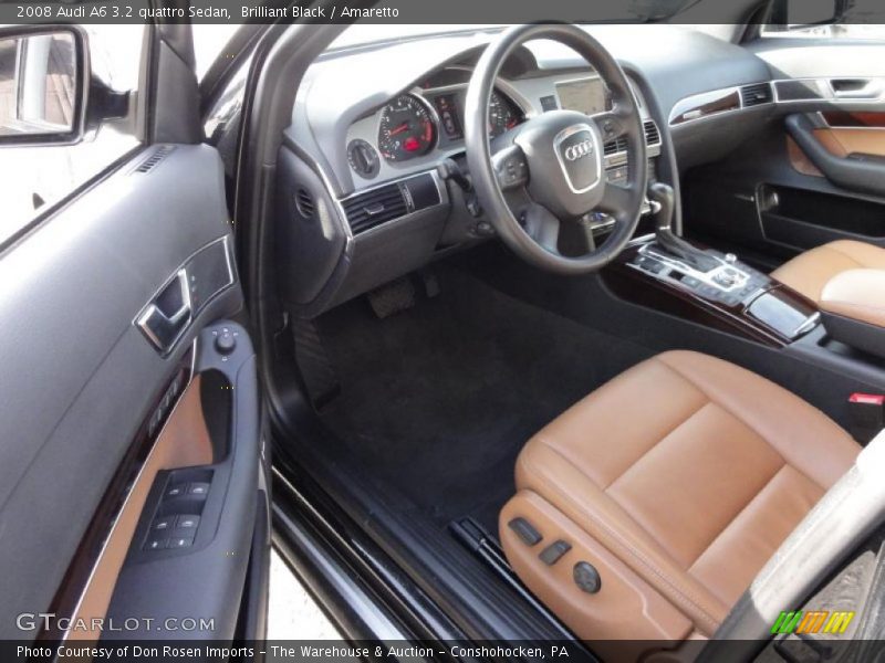 Brilliant Black / Amaretto 2008 Audi A6 3.2 quattro Sedan