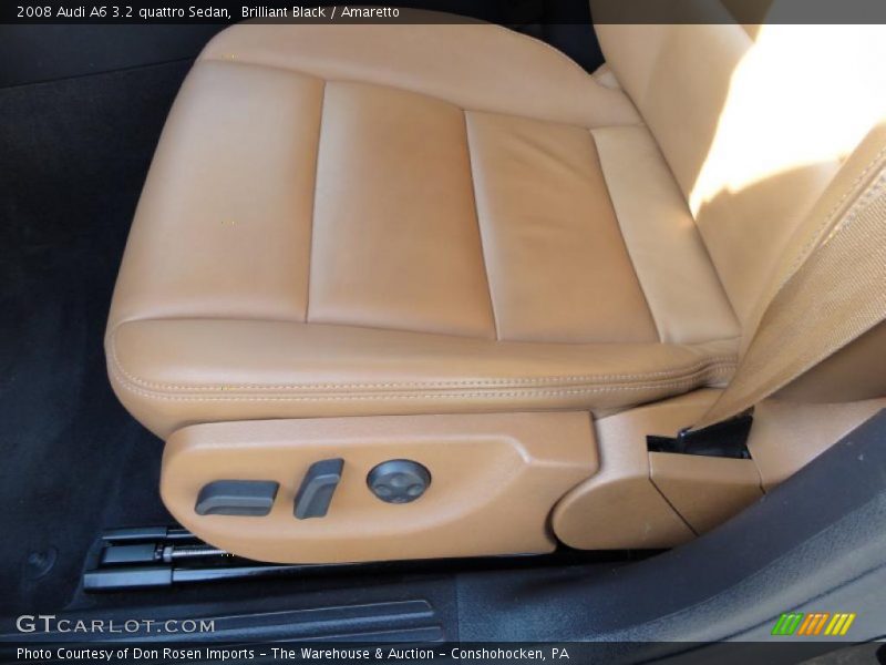 Brilliant Black / Amaretto 2008 Audi A6 3.2 quattro Sedan