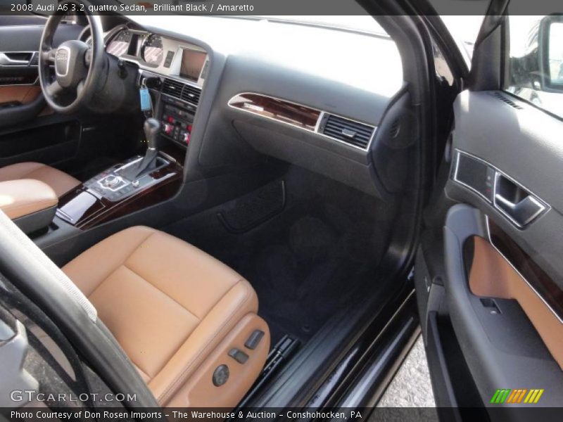 Brilliant Black / Amaretto 2008 Audi A6 3.2 quattro Sedan