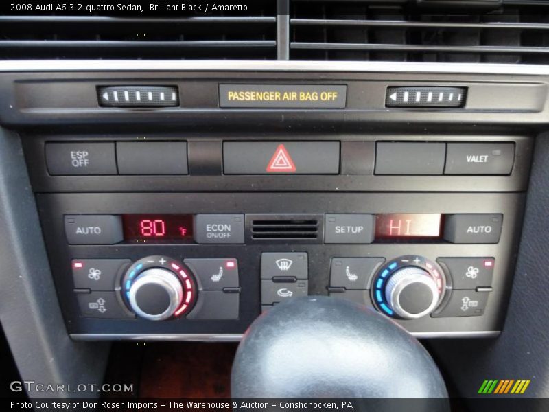 Brilliant Black / Amaretto 2008 Audi A6 3.2 quattro Sedan