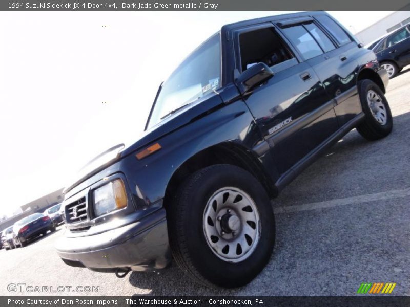 Dark Jade Green metallic / Gray 1994 Suzuki Sidekick JX 4 Door 4x4