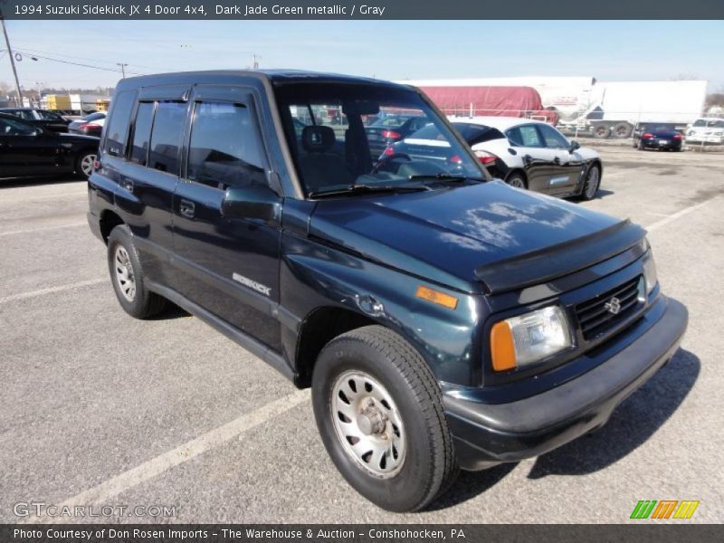 Dark Jade Green metallic / Gray 1994 Suzuki Sidekick JX 4 Door 4x4