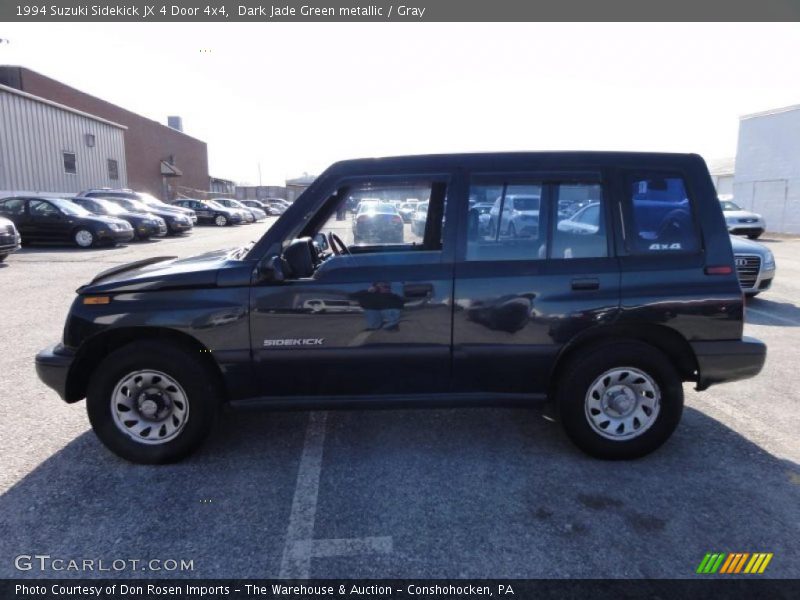 Dark Jade Green metallic / Gray 1994 Suzuki Sidekick JX 4 Door 4x4