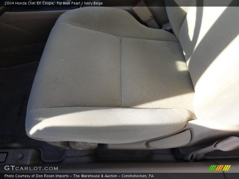 Fiji Blue Pearl / Ivory Beige 2004 Honda Civic EX Coupe