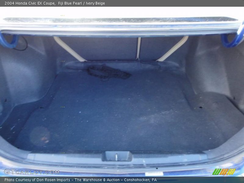 Fiji Blue Pearl / Ivory Beige 2004 Honda Civic EX Coupe