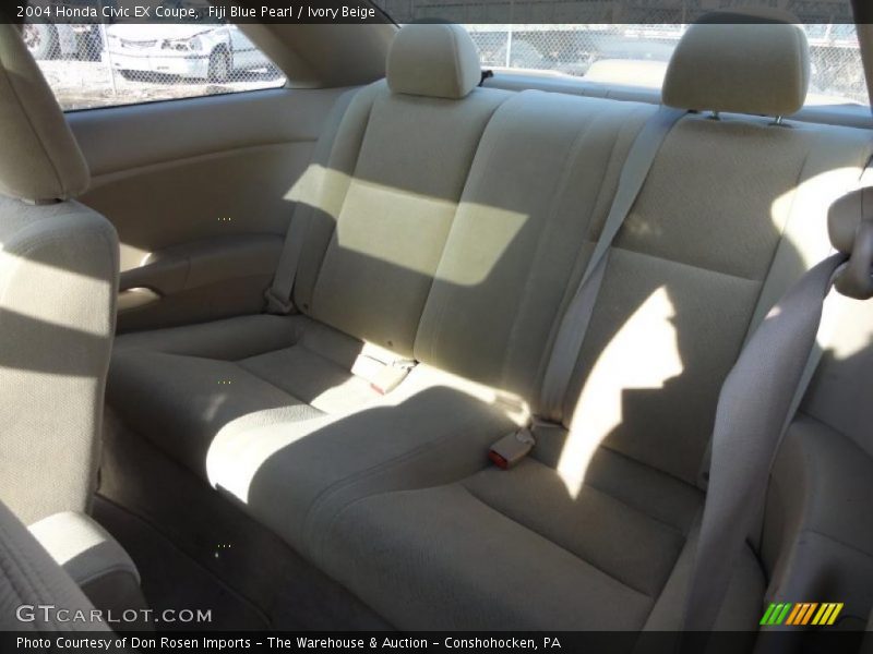 Fiji Blue Pearl / Ivory Beige 2004 Honda Civic EX Coupe