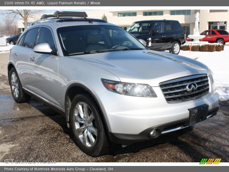 Liquid Platinum Metallic / Wheat 2006 Infiniti FX 45 AWD