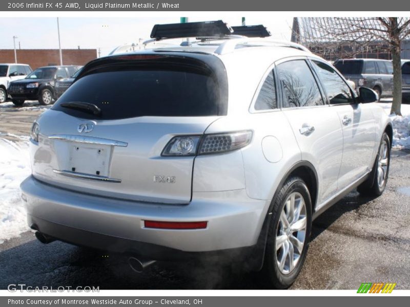 Liquid Platinum Metallic / Wheat 2006 Infiniti FX 45 AWD