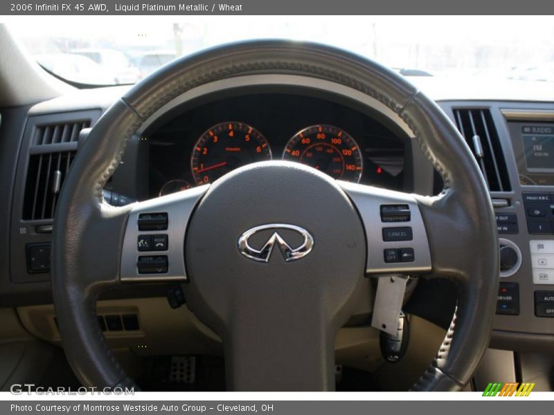 Liquid Platinum Metallic / Wheat 2006 Infiniti FX 45 AWD