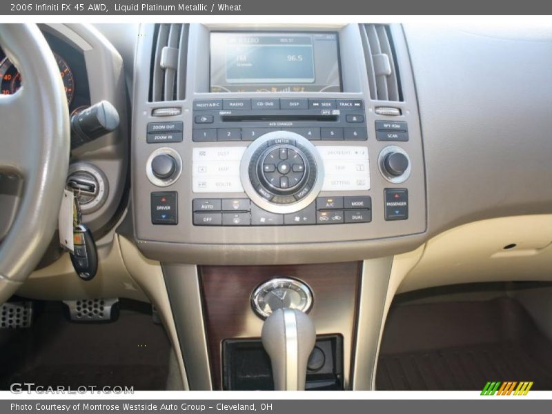 Liquid Platinum Metallic / Wheat 2006 Infiniti FX 45 AWD