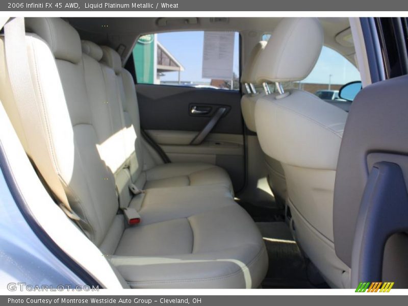 Liquid Platinum Metallic / Wheat 2006 Infiniti FX 45 AWD
