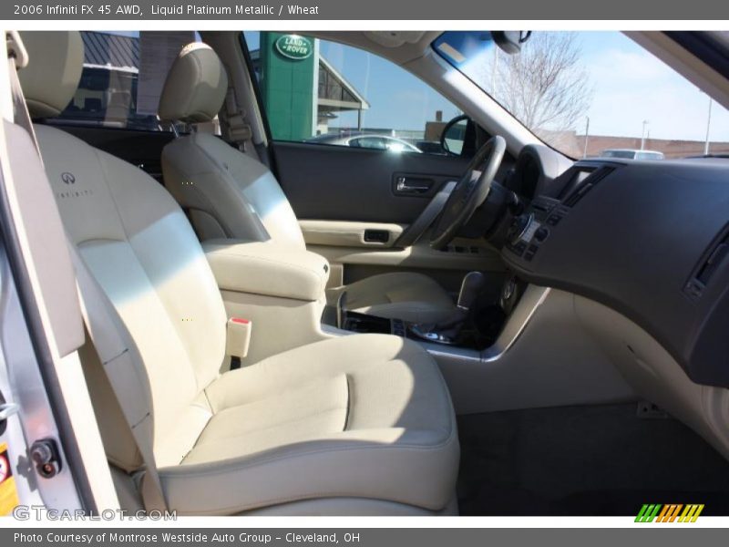Liquid Platinum Metallic / Wheat 2006 Infiniti FX 45 AWD